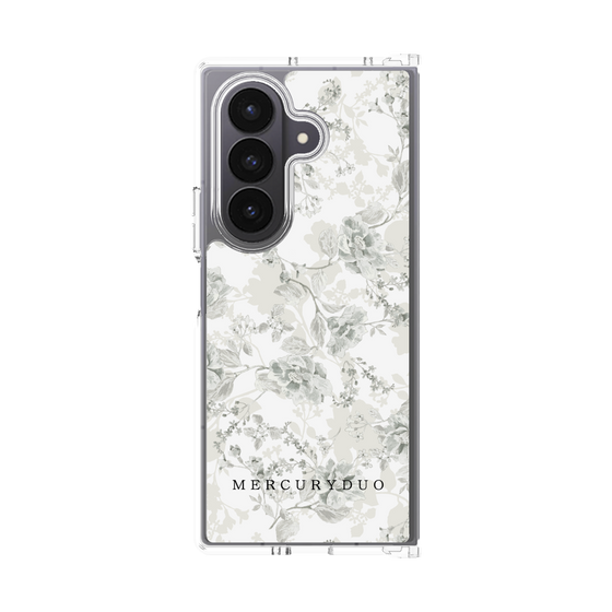 Clear Case［ MERCURYDUO - NuanceFlower - White ］