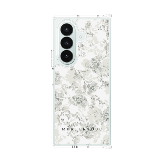 Clear Case［ MERCURYDUO - NuanceFlower - White ］