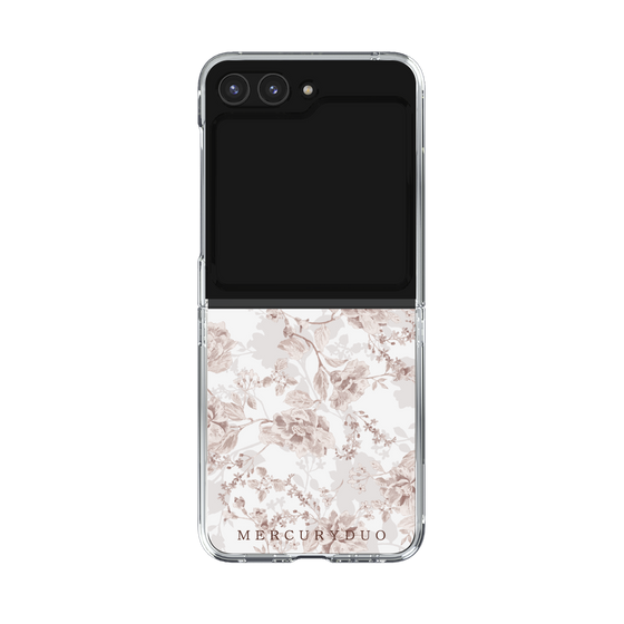 Clear Case［ MERCURYDUO - NuanceFlower - Beige ］