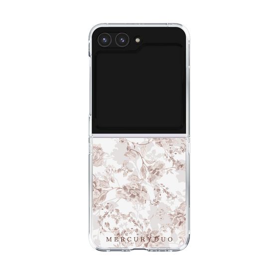 Clear Case［ MERCURYDUO - NuanceFlower - Beige ］