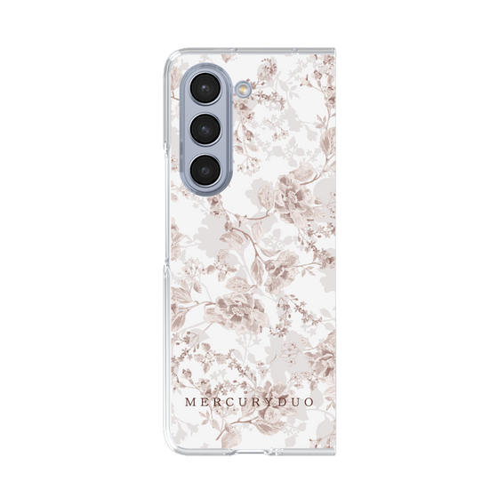 Clear Case［ MERCURYDUO - NuanceFlower - Beige ］