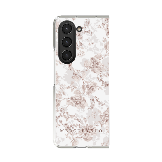 Clear Case［ MERCURYDUO - NuanceFlower - Beige ］
