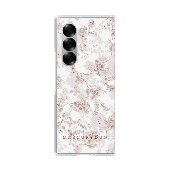 Clear Case［ MERCURYDUO - NuanceFlower - Beige ］
