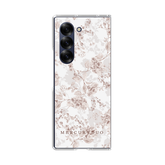 Clear Case［ MERCURYDUO - NuanceFlower - Beige ］