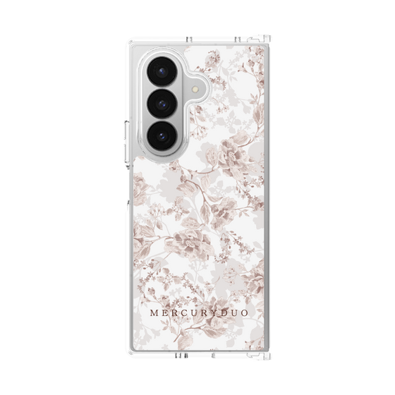 Clear Case［ MERCURYDUO - NuanceFlower - Beige ］