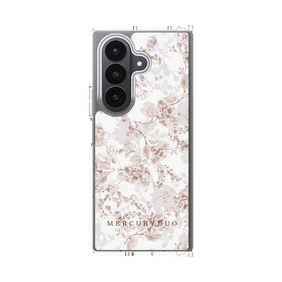 Clear Case［ MERCURYDUO - NuanceFlower - Beige ］