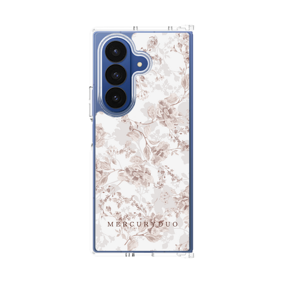 Clear Case［ MERCURYDUO - NuanceFlower - Beige ］