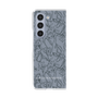 Clear Case［ LAGUNAMOON - FlowerPattern - Dark blue ］