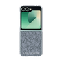 Clear Case［ LAGUNAMOON - FlowerPattern - Dark blue ］