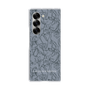 Clear Case［ LAGUNAMOON - FlowerPattern - Dark blue ］