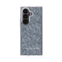 Clear Case［ LAGUNAMOON - FlowerPattern - Dark blue ］