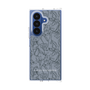 Clear Case［ LAGUNAMOON - FlowerPattern - Dark blue ］