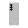 Clear Case［ LAGUNAMOON - FlowerPattern - Grey ］