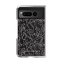 Clear Case［ LAGUNAMOON - FlowerPattern - Clear×Grey ］