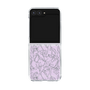 Clear Case［ LAGUNAMOON - FlowerPattern - Clear×Grey ］
