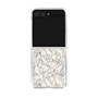 Clear Case［ LAGUNAMOON - FlowerPattern - Clear×Grey ］