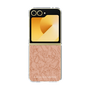 Clear Case［ LAGUNAMOON - FlowerPattern - Orange ］