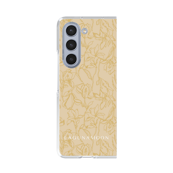 Clear Case［ LAGUNAMOON - FlowerPattern - Yellow ］