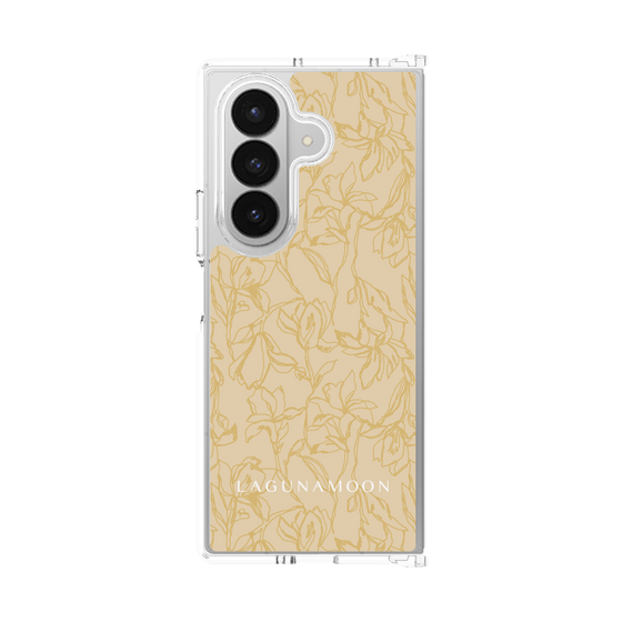 Clear Case［ LAGUNAMOON - FlowerPattern - Yellow ］