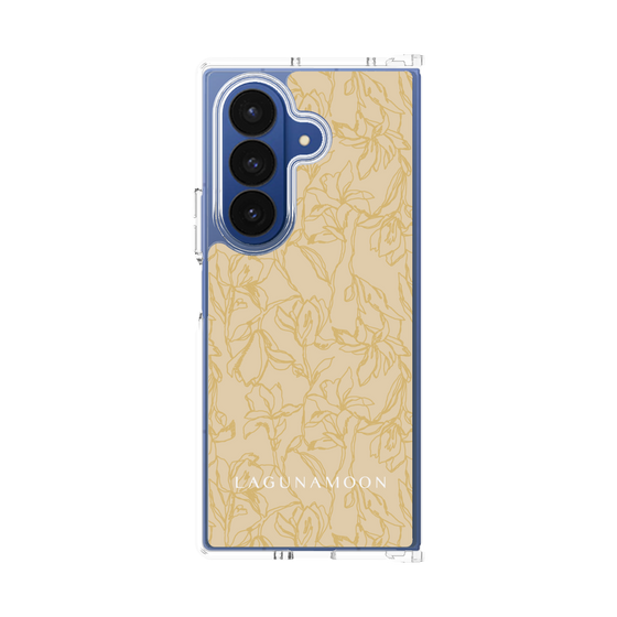Clear Case［ LAGUNAMOON - FlowerPattern - Yellow ］
