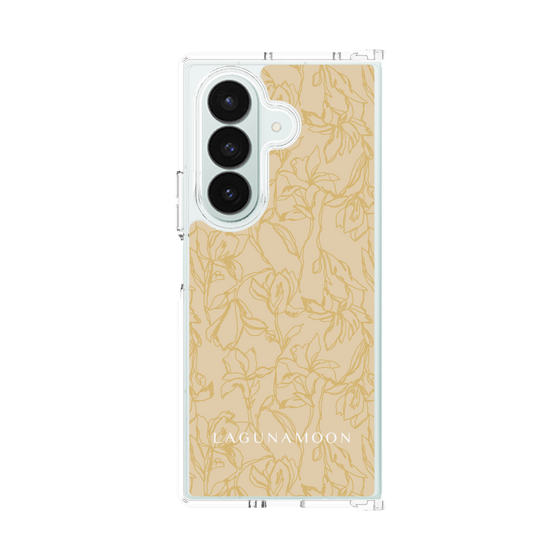Clear Case［ LAGUNAMOON - FlowerPattern - Yellow ］