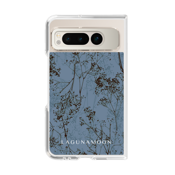 Clear Case［ LAGUNAMOON - Botanical - Blue ］