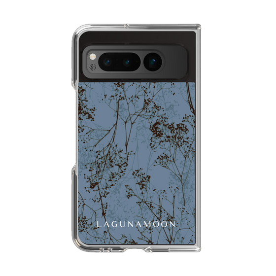 Clear Case［ LAGUNAMOON - Botanical - Blue ］