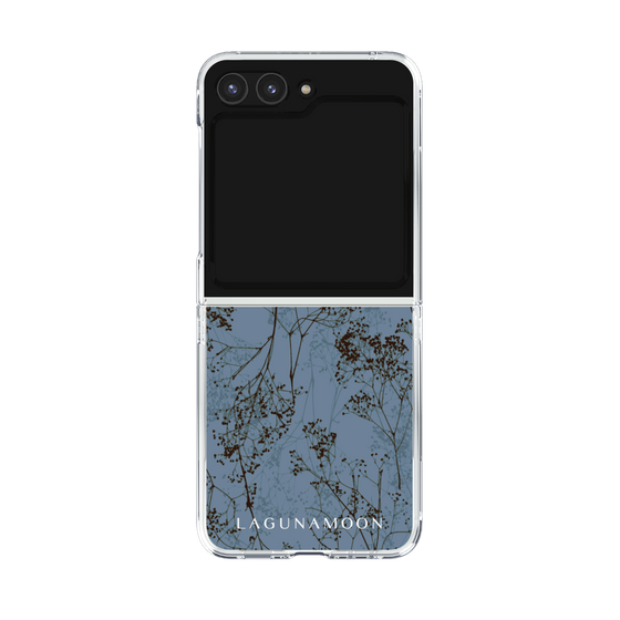 Clear Case［ LAGUNAMOON - Botanical - Blue ］