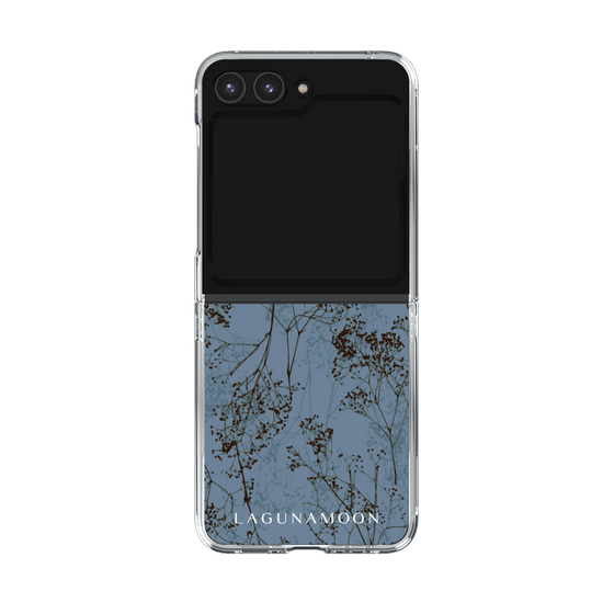 Clear Case［ LAGUNAMOON - Botanical - Blue ］