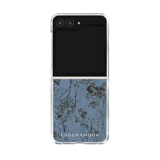 Clear Case［ LAGUNAMOON - Botanical - Blue ］