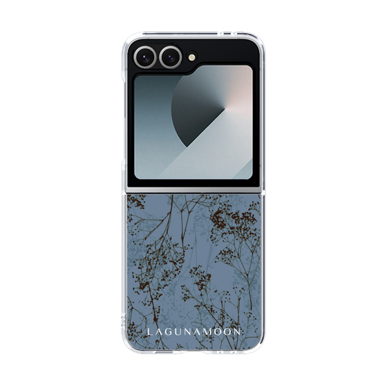 Clear Case［ LAGUNAMOON - Botanical - Blue ］