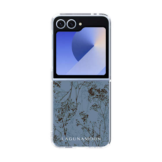 Clear Case［ LAGUNAMOON - Botanical - Blue ］