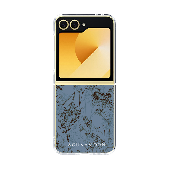 Clear Case［ LAGUNAMOON - Botanical - Blue ］