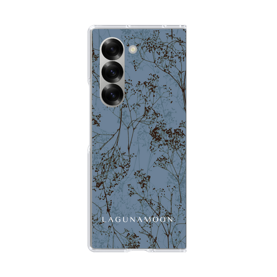 Clear Case［ LAGUNAMOON - Botanical - Blue ］