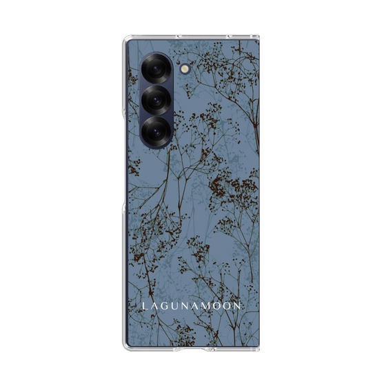 Clear Case［ LAGUNAMOON - Botanical - Blue ］