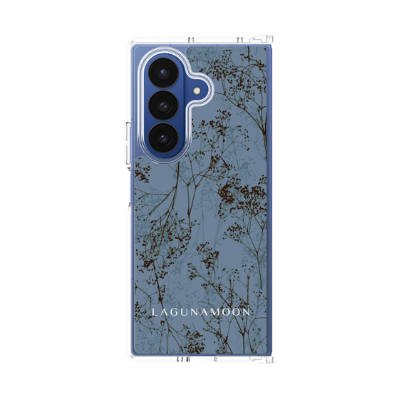 Clear Case［ LAGUNAMOON - Botanical - Blue ］