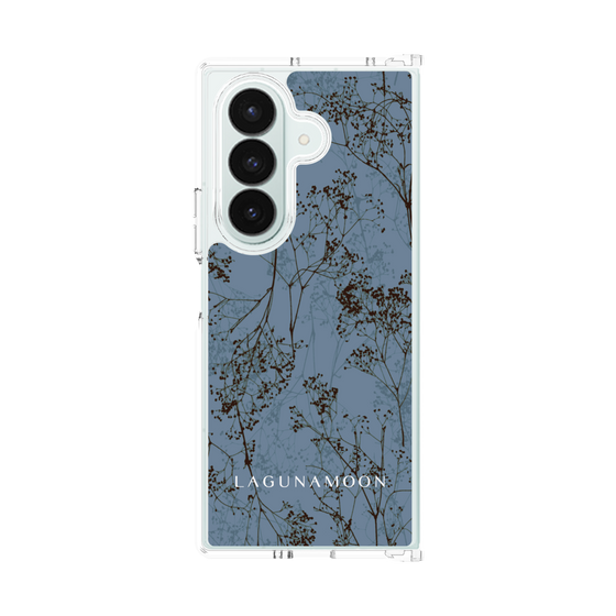 Clear Case［ LAGUNAMOON - Botanical - Blue ］