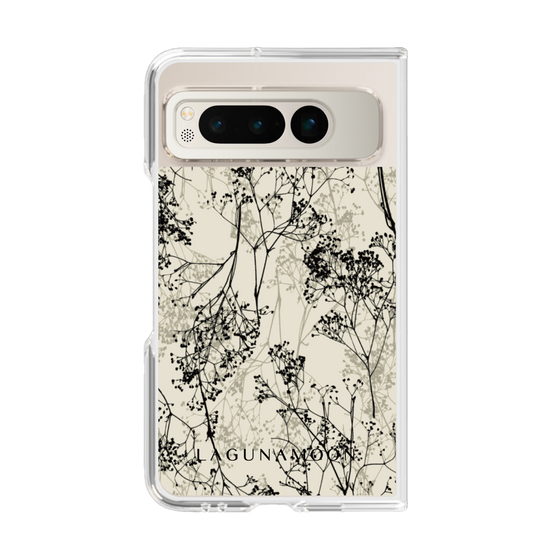 Clear Case［ LAGUNAMOON - Botanical - Beige ］