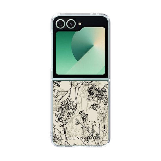 Clear Case［ LAGUNAMOON - Botanical - Beige ］