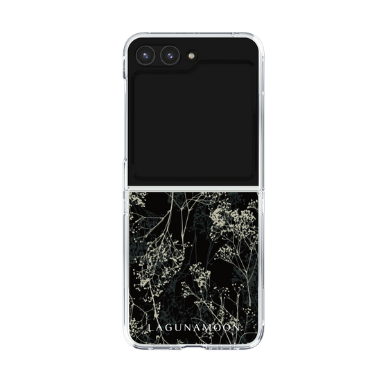 Clear Case［ LAGUNAMOON - Botanical - Black ］
