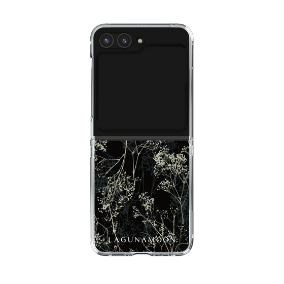 Clear Case［ LAGUNAMOON - Botanical - Black ］