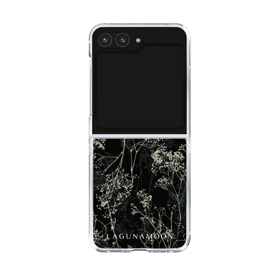 Clear Case［ LAGUNAMOON - Botanical - Black ］