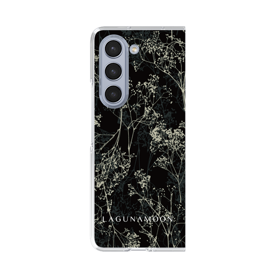 Clear Case［ LAGUNAMOON - Botanical - Black ］