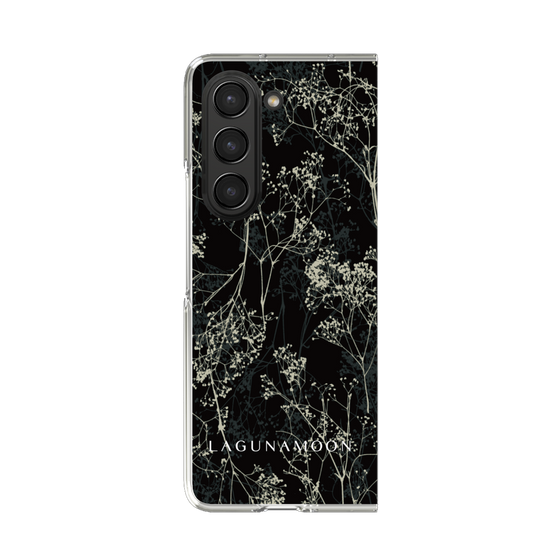 Clear Case［ LAGUNAMOON - Botanical - Black ］
