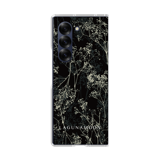 Clear Case［ LAGUNAMOON - Botanical - Black ］