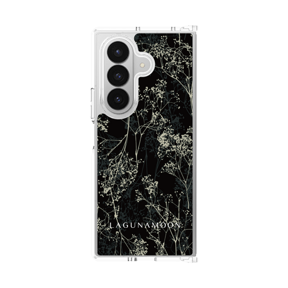 Clear Case［ LAGUNAMOON - Botanical - Black ］