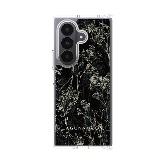 Clear Case［ LAGUNAMOON - Botanical - Black ］