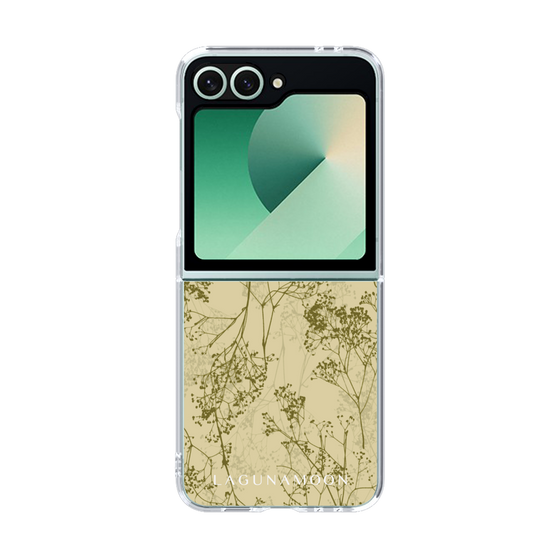 Clear Case［ LAGUNAMOON - Botanical - Yellow ］