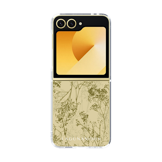 Clear Case［ LAGUNAMOON - Botanical - Yellow ］
