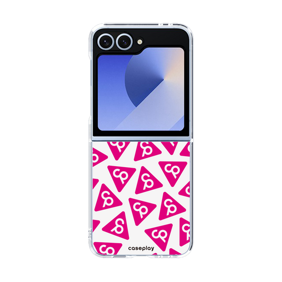 Clear Case［ オリジナル - CASEPLAYロゴマーク - ピンク ］